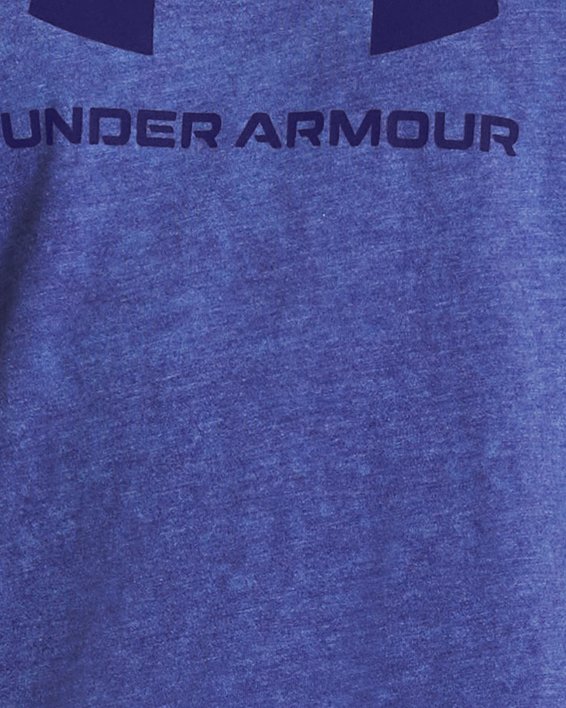 Men's UA Wash Tonal Short Sleeve, Blue, pdpMainDesktop image number 0