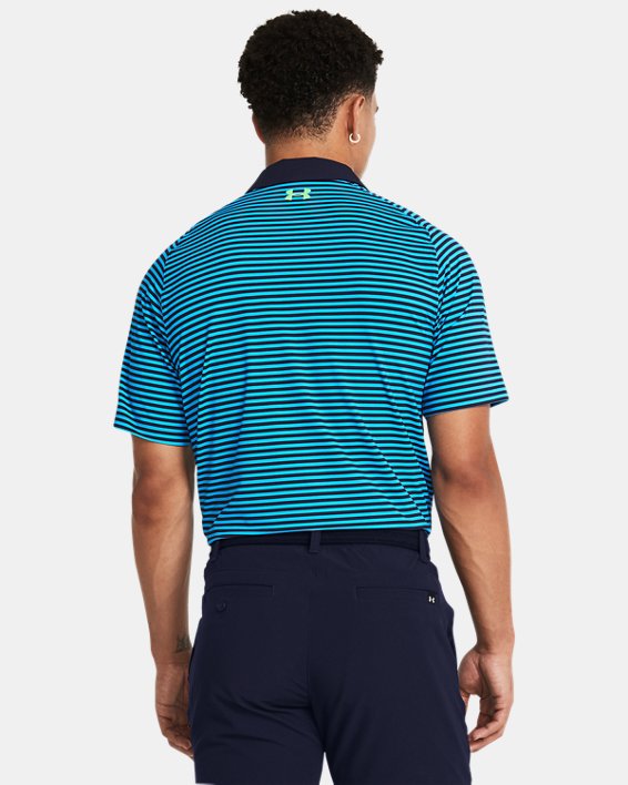 Polo à rayures UA Iso-Chill pour hommes