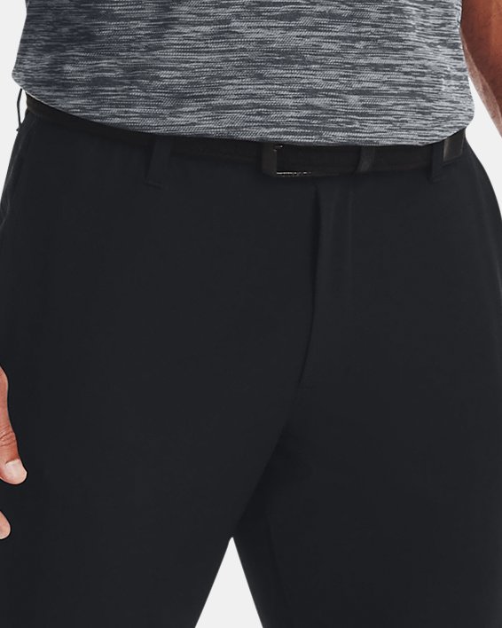 Men's UA Golf Tapered Pants in Black image number 2