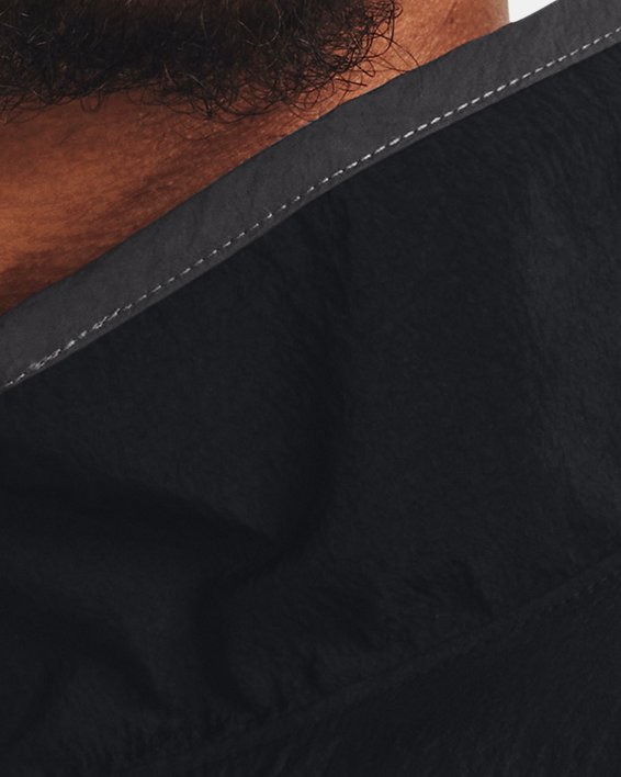 เสื้อแจ็คเก็ตผ้าทอซิปเต็มตัว Curry สำหรับผู้ชาย in Black image number 3