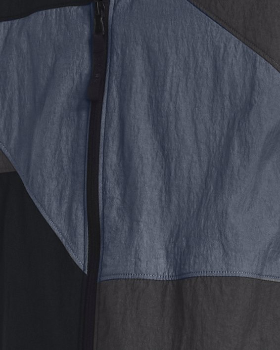 Men's Curry Full-Zip Woven Jacket in Black image number 0
