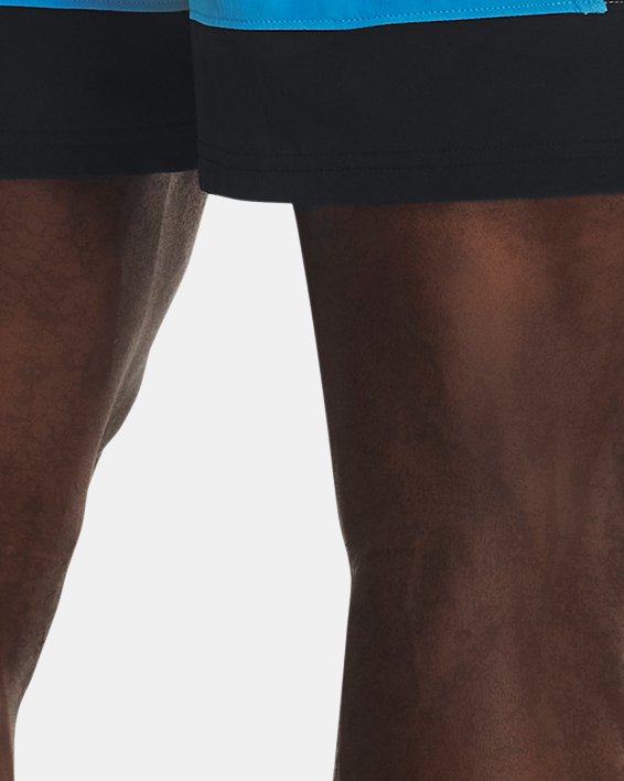Men's UA Baseline Woven Shorts, White, pdpMainDesktop image number 1