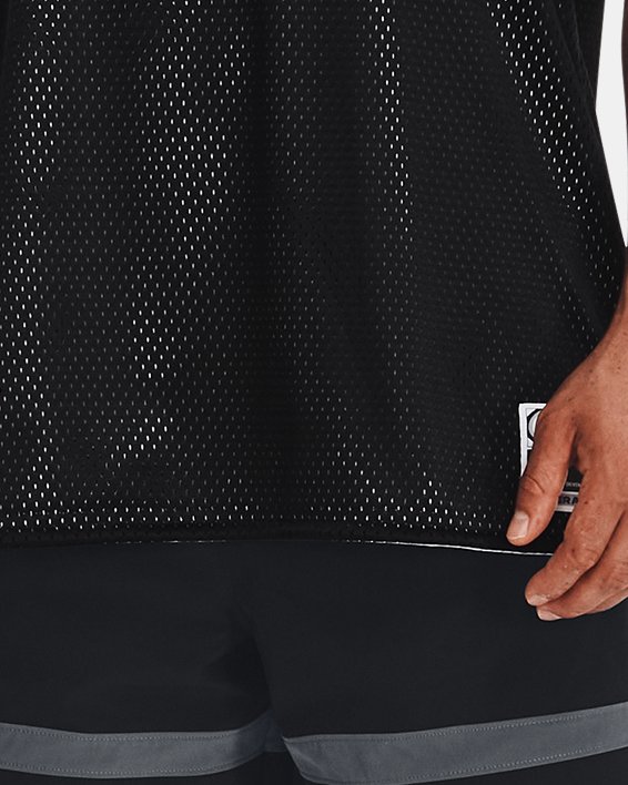 Men's UA Baseline Reversible Jersey, Black, pdpMainDesktop image number 2