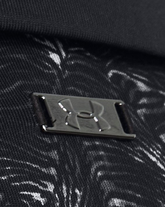 Damska koszulka polo UA Playoff z nadrukiem, Black, pdpMainDesktop image number 3
