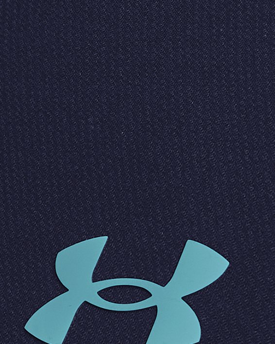男士UA Performance 3.0 Colorblock Polo衫 in Blue image number 3
