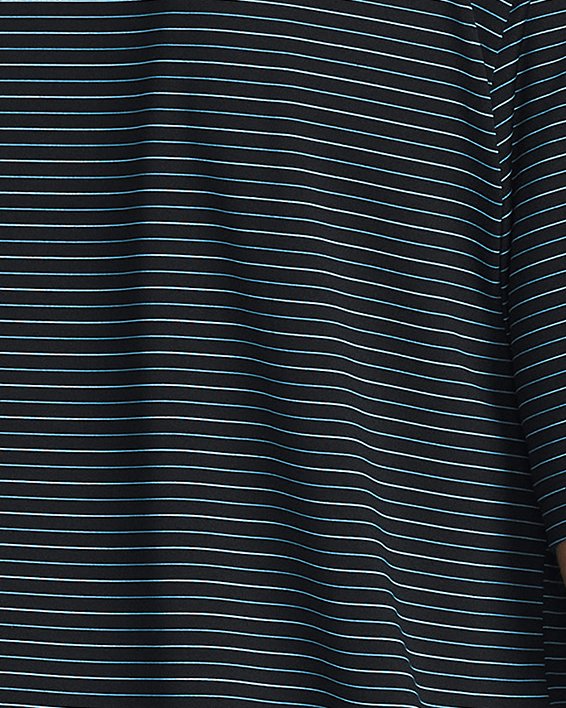 Męska koszulka polo UA Performance 3.0 Stripe, Black, pdpMainDesktop image number 1