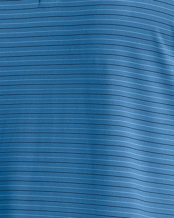 Polo UA Performance 3.0 Stripe pour homme, Blue, pdpMainDesktop image number 0