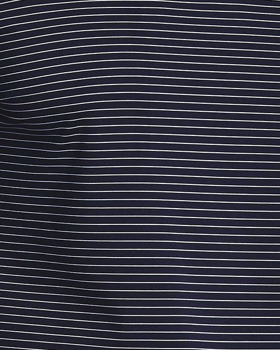 男士UA Performance 3.0 Stripe Polo衫 in Blue image number 0