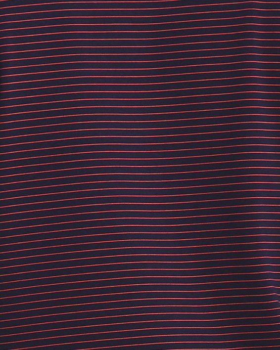 เสื้อโปโล UA Performance 3.0 Stripe สำหรับผู้ชาย in Blue image number 1