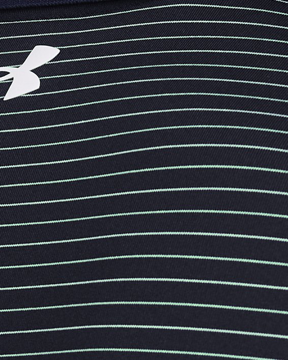 Męska koszulka polo UA Performance 3.0 Stripe, Blue, pdpMainDesktop image number 2