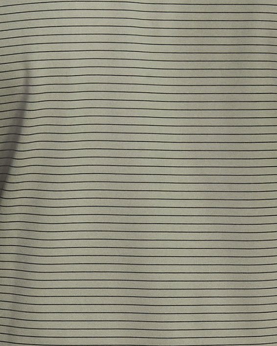 เสื้อโปโล UA Performance 3.0 Stripe สำหรับผู้ชาย in Green image number 1