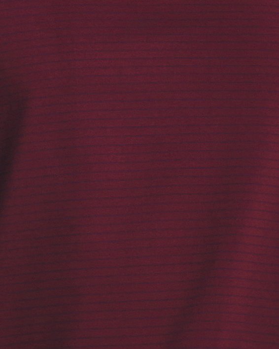 男士UA Performance 3.0 Stripe Polo衫 in Red image number 0