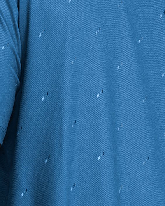 Men's UA Matchplay Printed Polo, Blue, pdpMainDesktop image number 1