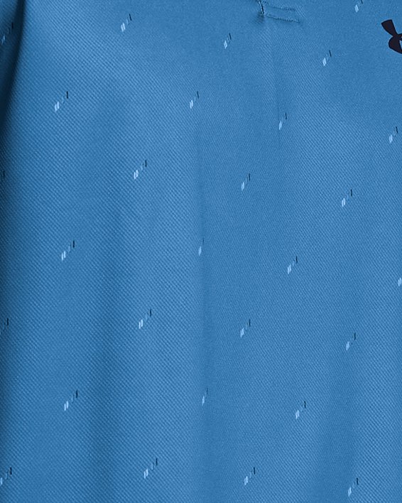 Men's UA Matchplay Printed Polo, Blue, pdpMainDesktop image number 0