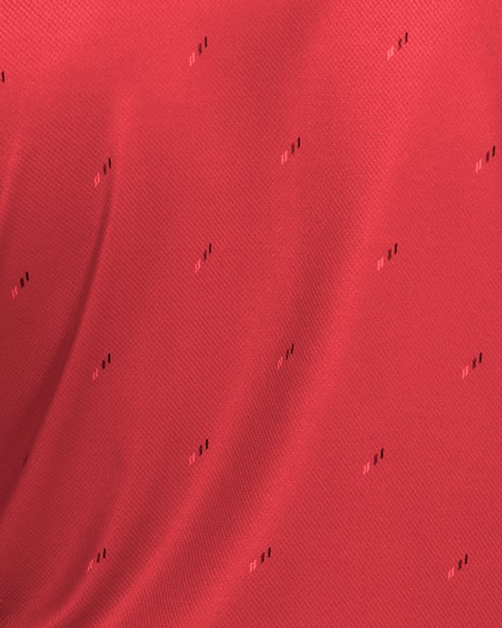 Men's UA Matchplay Printed Polo, Red, pdpMainDesktop image number 1