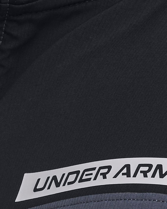 Men's UA Storm Windstrike ½ Zip, Black, pdpMainDesktop image number 3