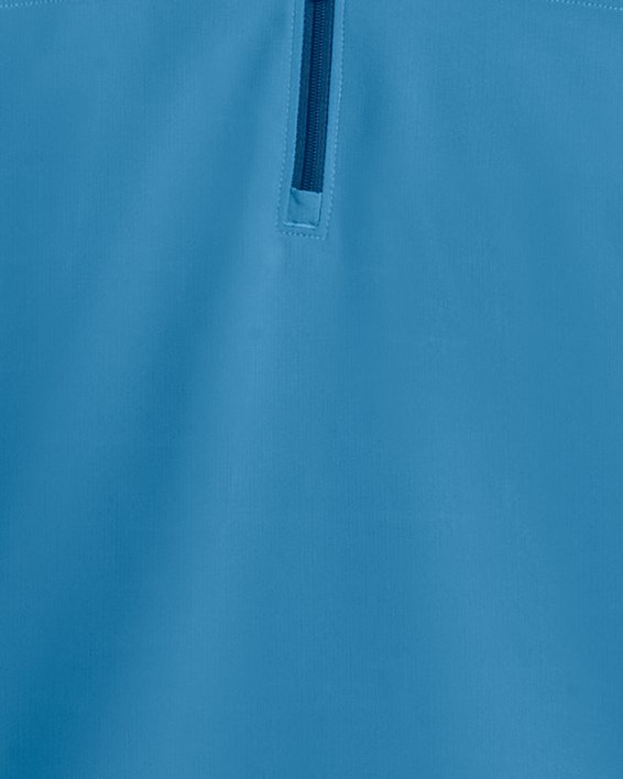 Męska koszulka z zamkiem do połowy długości UA Storm Windstrike, Blue, pdpMainDesktop image number 0