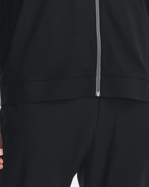 Men's UA Storm Midlayer Full-Zip, Black, pdpMainDesktop image number 2
