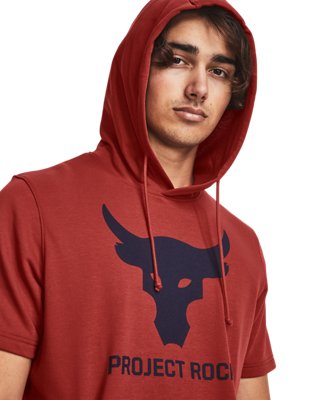 Men's Project Rock Terry Short Sleeve Hoodie | Under Armour