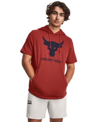 Men's Project Rock Terry Short Sleeve Hoodie | Under Armour