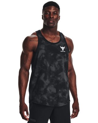 Playera sin mangas Project Rock Iso-Chill para hombre, Black, pdpMainDesktop image number 0