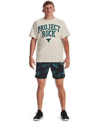 Playera Project Rock Heavyweight Terry para hombre, White, pdpMainDesktop image number 2