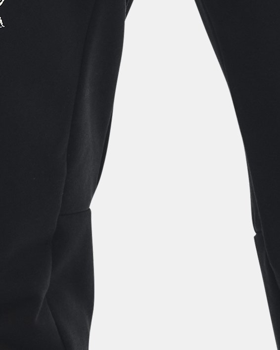 Men's Project Rock Heavyweight Terry Pants in Black image number 0