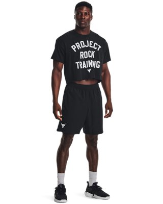 Under Armour Men's Project Rock Heavyweight Stay Hungry Cutoff T-Shirt. 3