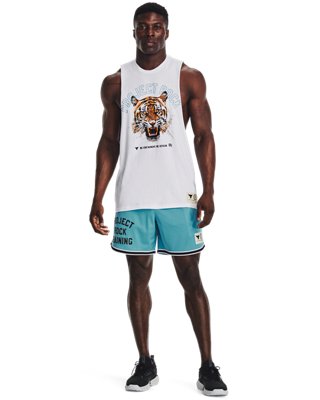 Men's Project Rock Penny Mesh Shorts Under Armour NZ