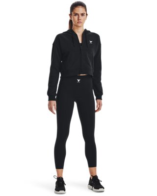 Women's Project Rock Heavyweight Terry Full-Zip image number 2