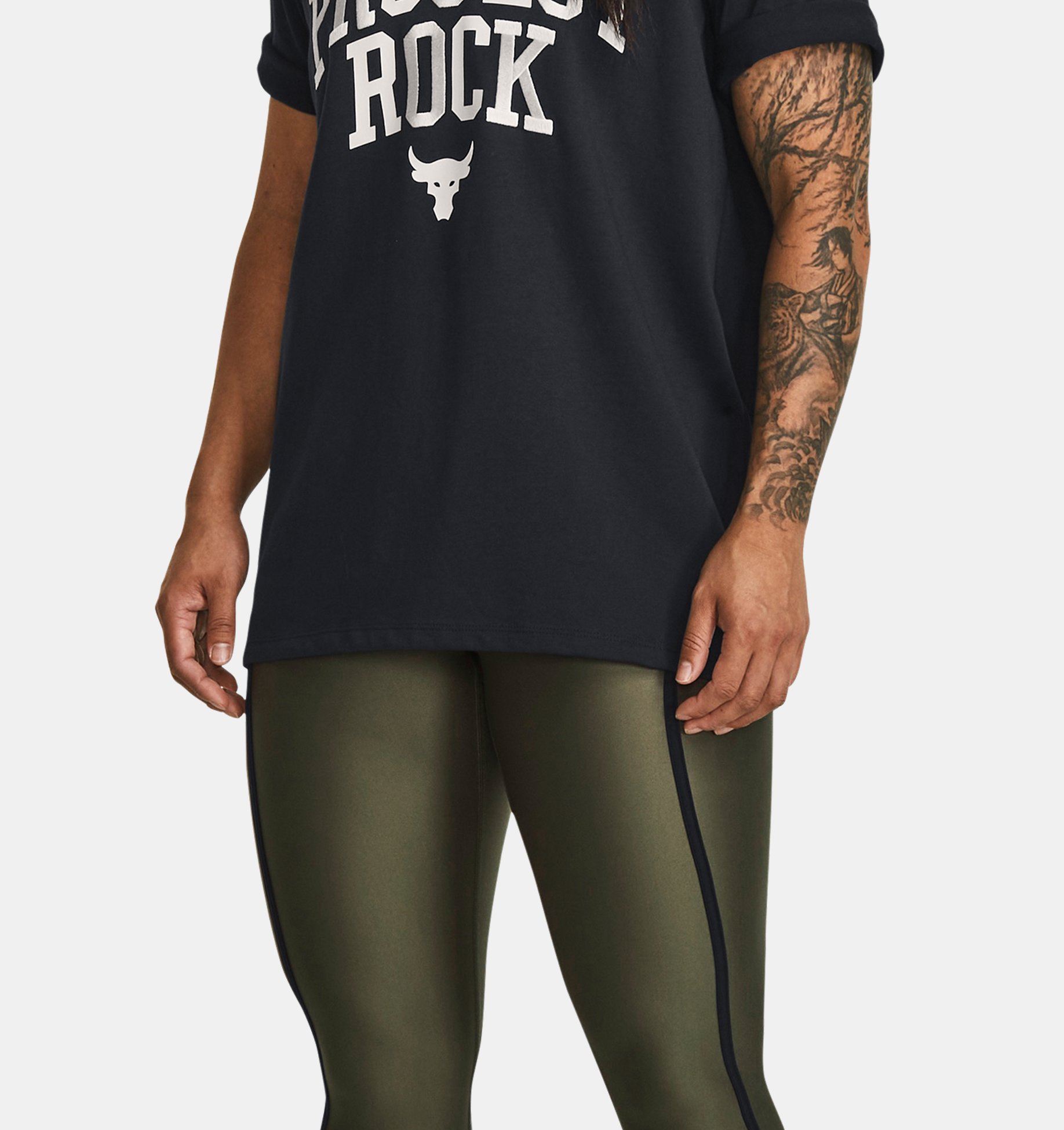 Camiseta Project Rock Heavyweight Campus para mujer