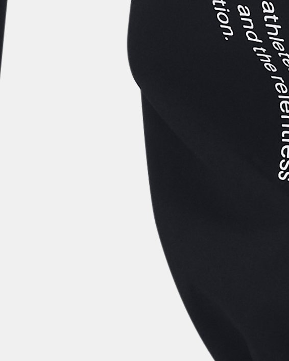 Women's UA Woven Graphic Pants, Black, pdpMainDesktop image number 3