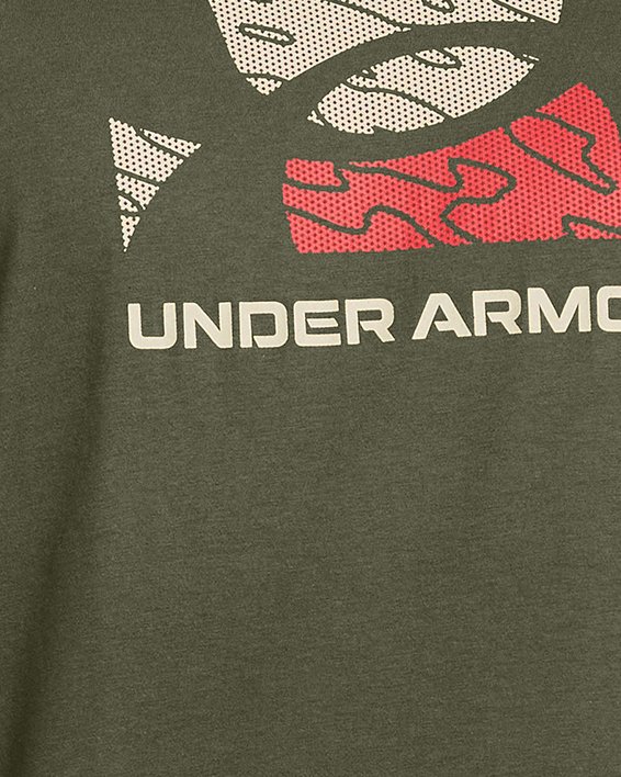 Men's UA Tilt Logo Short Sleeve in Green image number 0