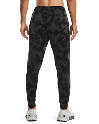 Pantal&oacute;n de entrenamiento UA Rival Terry para hombre, Black, pdpMainDesktop image number 1