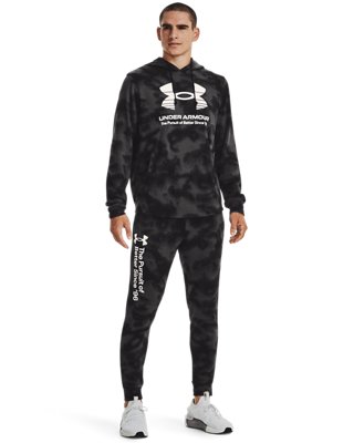 Pantal&oacute;n de entrenamiento UA Rival Terry para hombre, Black, pdpMainDesktop image number 2