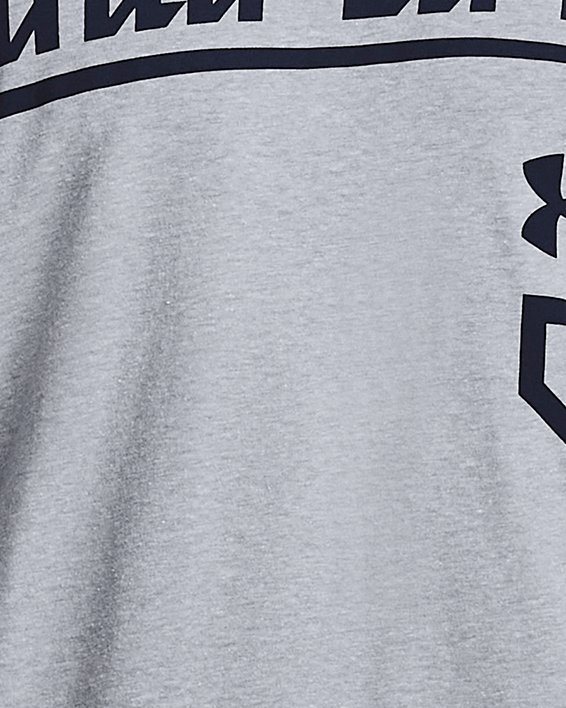 Men's UA Baseball Script Short Sleeve, Gray, pdpMainDesktop image number 0