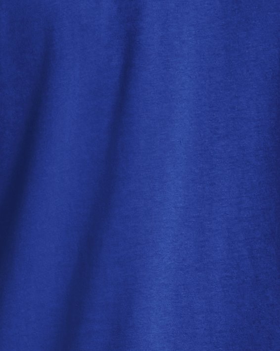 Men's UA Baseball Script Short Sleeve, Blue, pdpMainDesktop image number 1