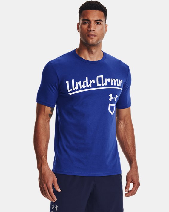 T-shirt avec imprimé UA Baseball pour hommes