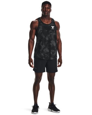 Shorts Project Rock Unstoppable para hombre, Black, pdpMainDesktop image number 2