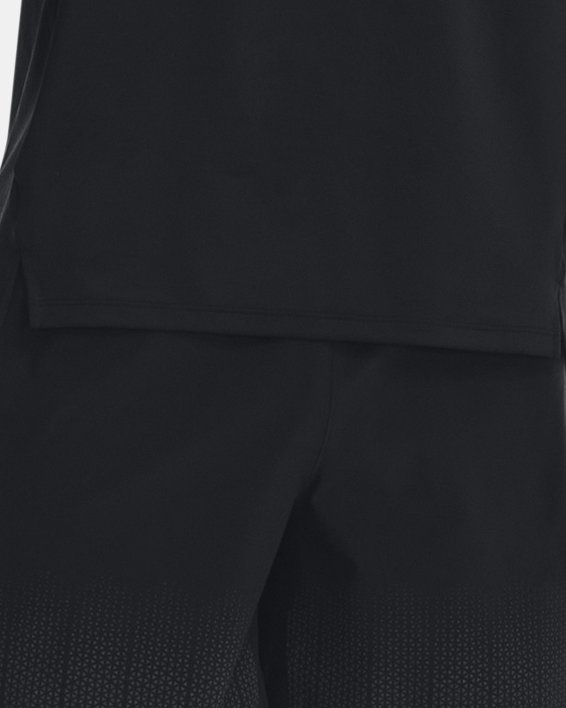 Men's HeatGear® ArmourPrint Leggings in Black image number 2