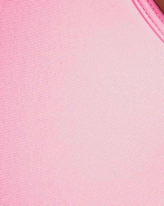 Women's UA Crossback Longline Sports Bra in Pink image number 8