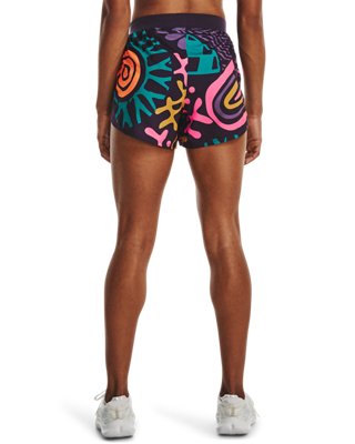 Shorts UA Run In Peace para mujer, Purple, pdpMainDesktop image number 1