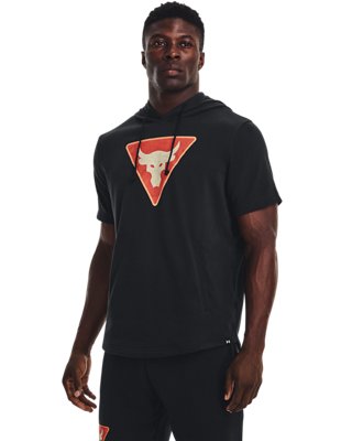 Men's Project Rock Terry Short Sleeve Hoodie | Under Armour TH