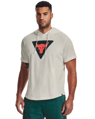 Men's Project Rock Terry Short Sleeve Hoodie | Under Armour