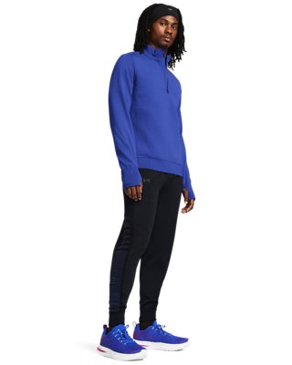 Playera UA IntelliKnit Run &frac12; Zip para hombre, Blue, pdpMainDesktop image number 2