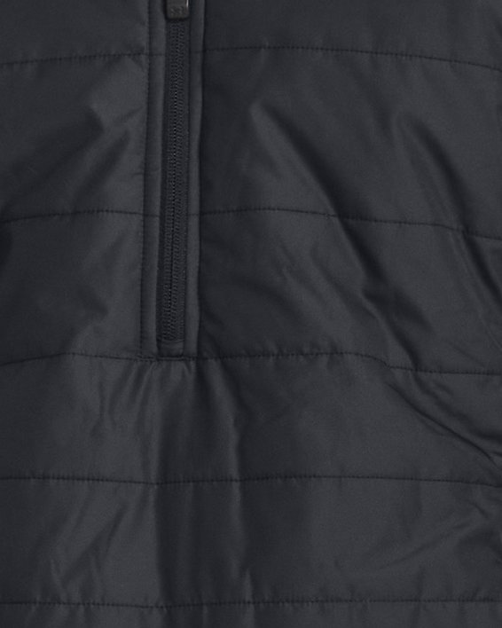 Men's UA Storm Session Run ½ Zip Jacket, Black, pdpMainDesktop image number 0