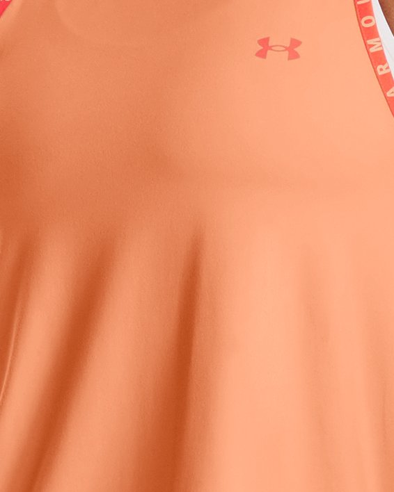 Camiseta sin mangas UA Knockout 2.0 para mujer, Orange, pdpMainDesktop image number 0