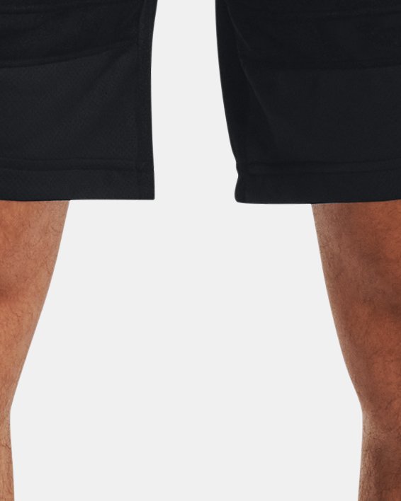 Men's UA Heatwave Hoops Shorts in Black image number 0