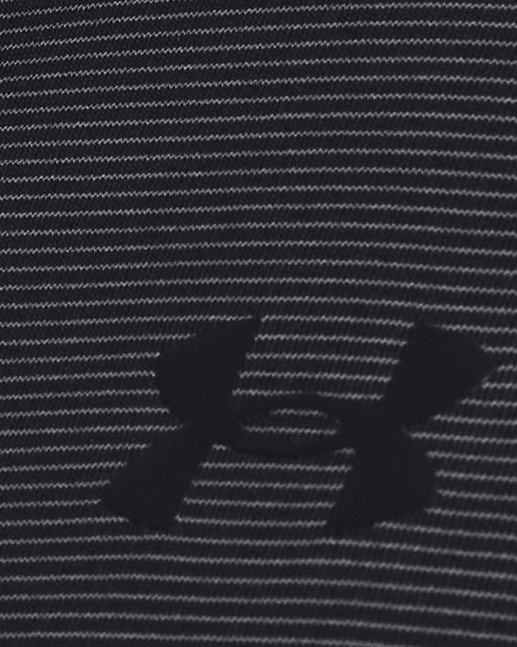 男士UA Playoff 3.0 Stripe Polo衫 in Black image number 3