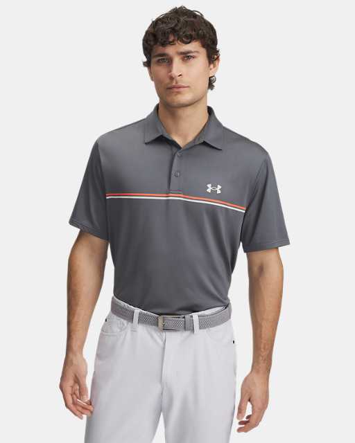 Polo UA Playoff 3.0 Stripe pour homme Polo UA Playoff 3.0 Stripe pour homme